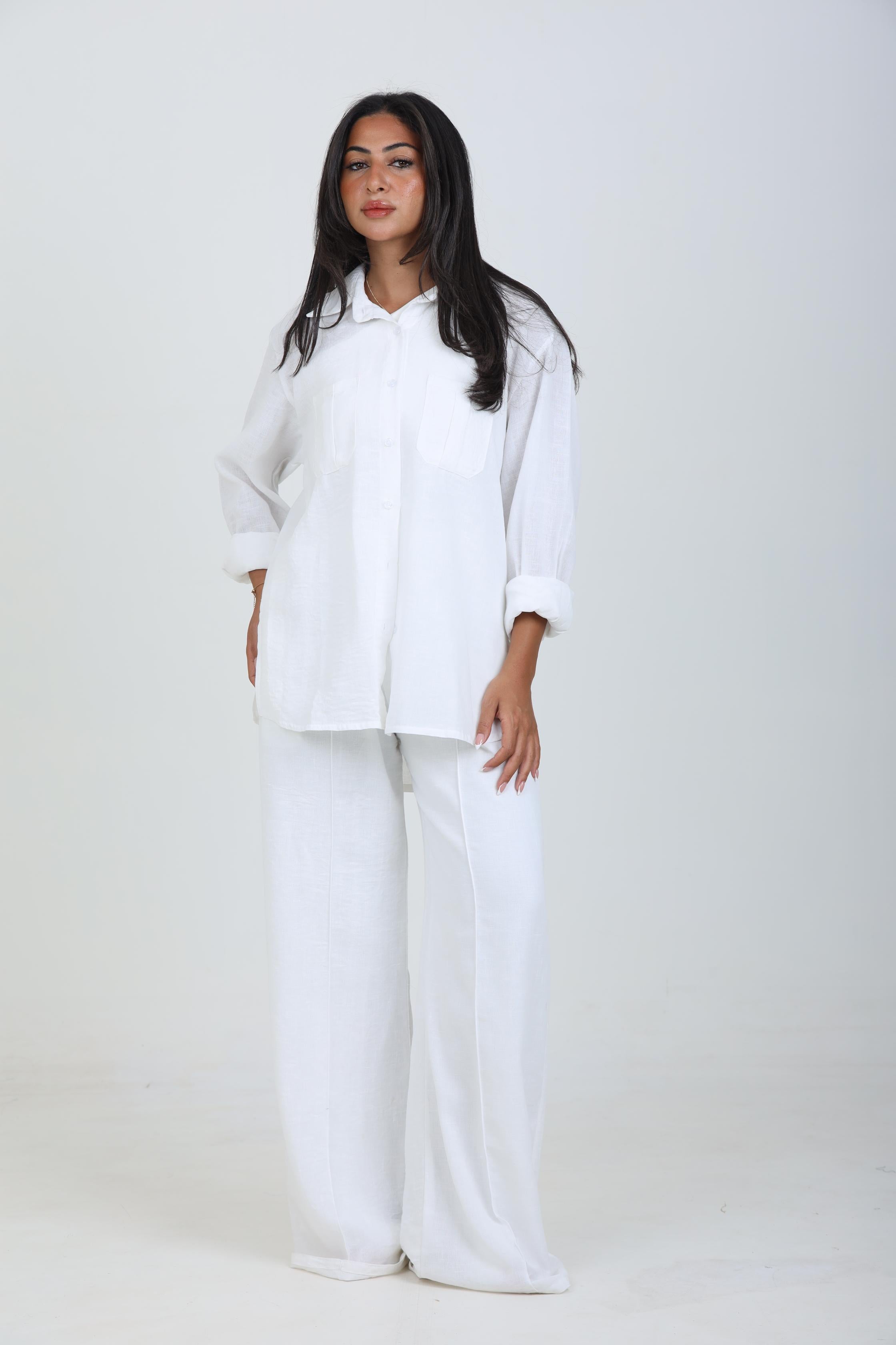 white new suit