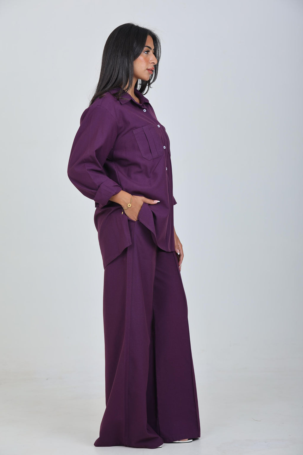 purple new suit