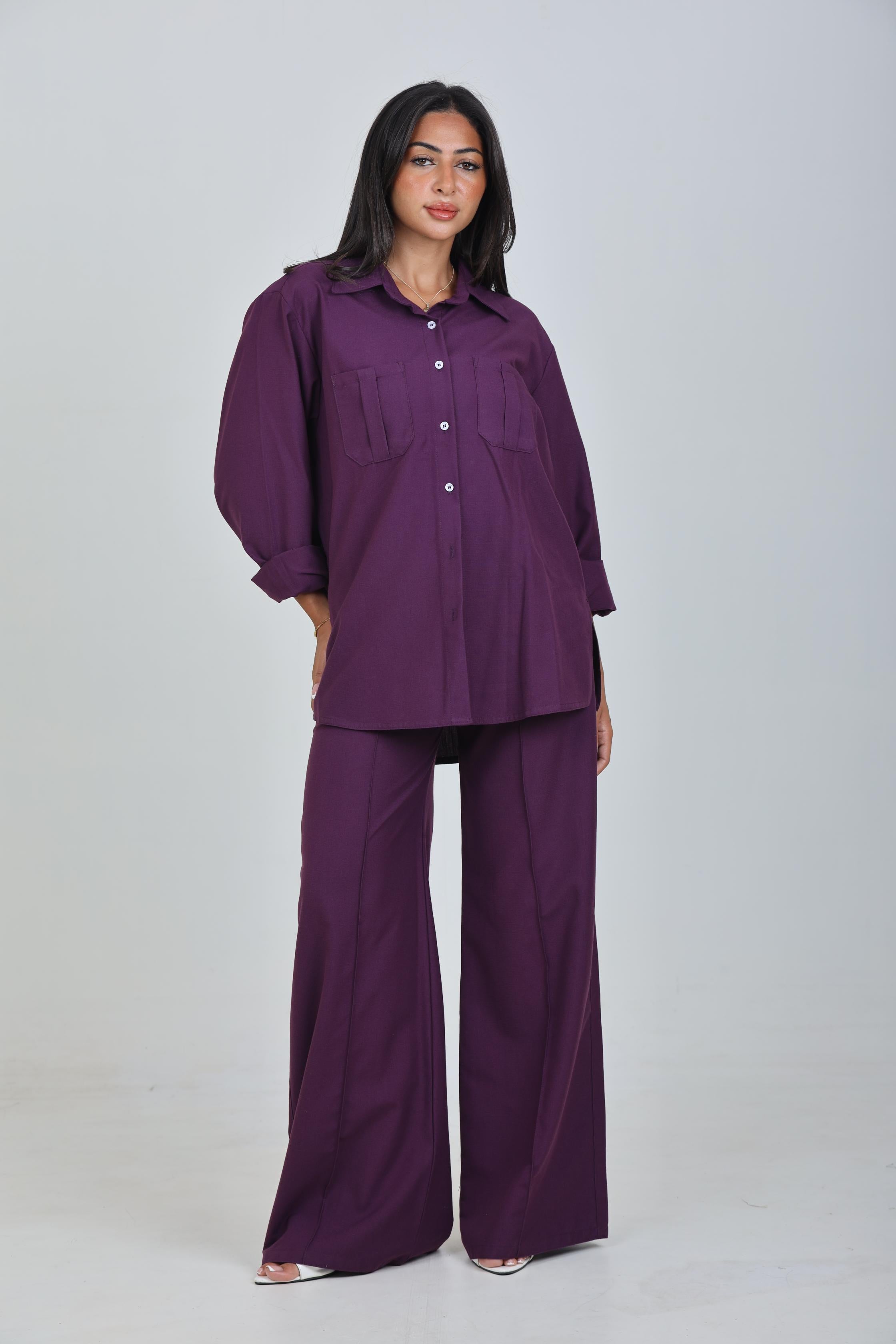 purple new suit