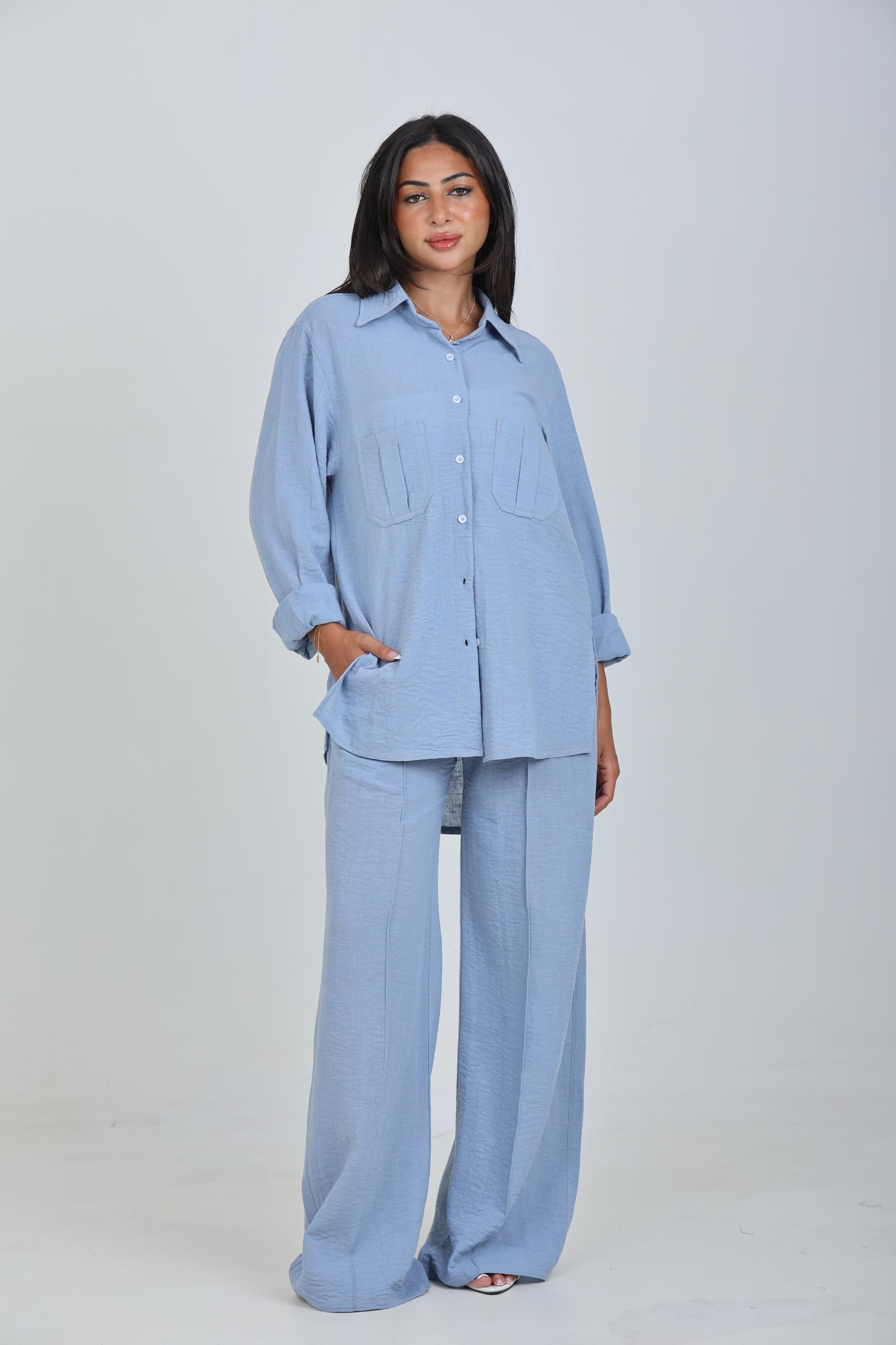 baby blue suit