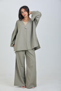 Olive suit