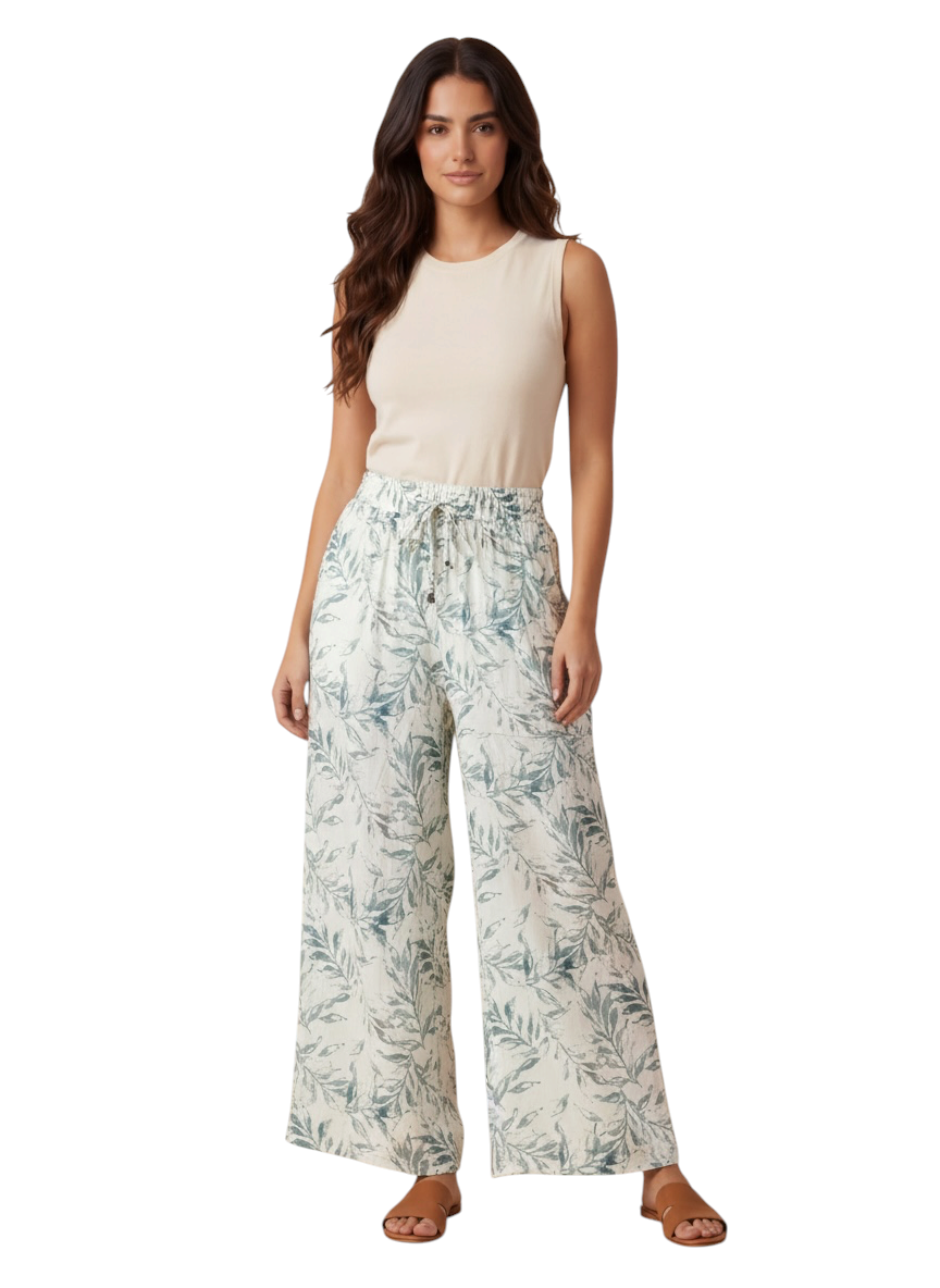 Flory-Wide Leg pants