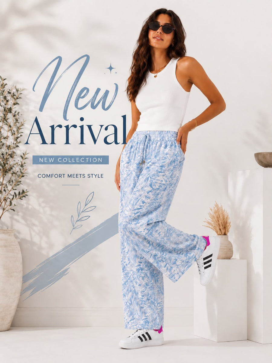 Flory-Wide Leg pants